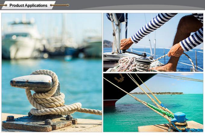 Νάυλον γραμμή 48mmx220m Hawser 8 πρόσδεσης πρόσδεσης πλεγμένο νήμα σχοινί γιοτ 8