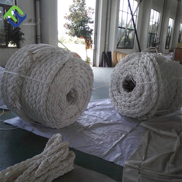 Υψηλής ελαστικότητας 8 ράβδους πλεγμένο πλωτό σχοινί αγκυροβολίας πολυπροπυλενίου PP Marine Rope 28mm-96mm με πολλαπλά χρώματα 1