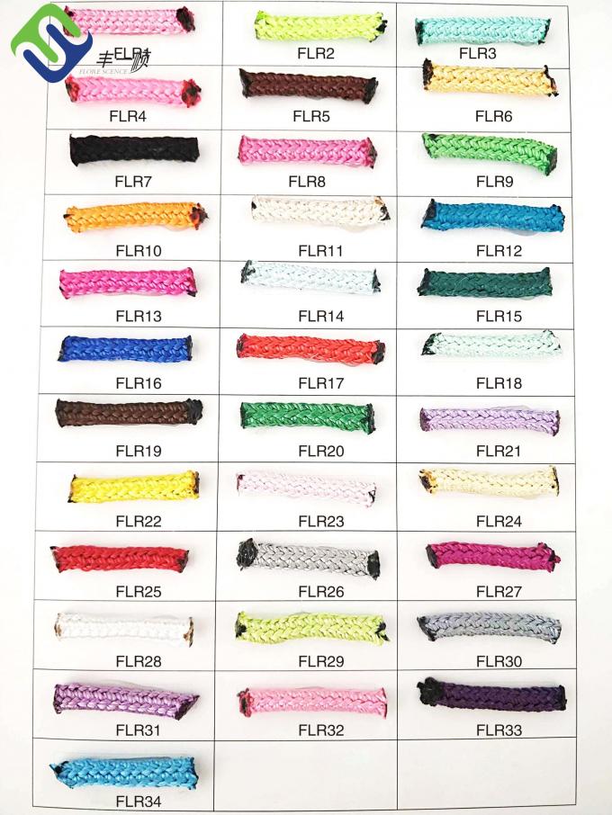 16 mm 6 ίνες PET ή PP εξωτερικό συνδυασμό σχοινί παιδικής χαράς για αναρριχητικό δίχτυ 2