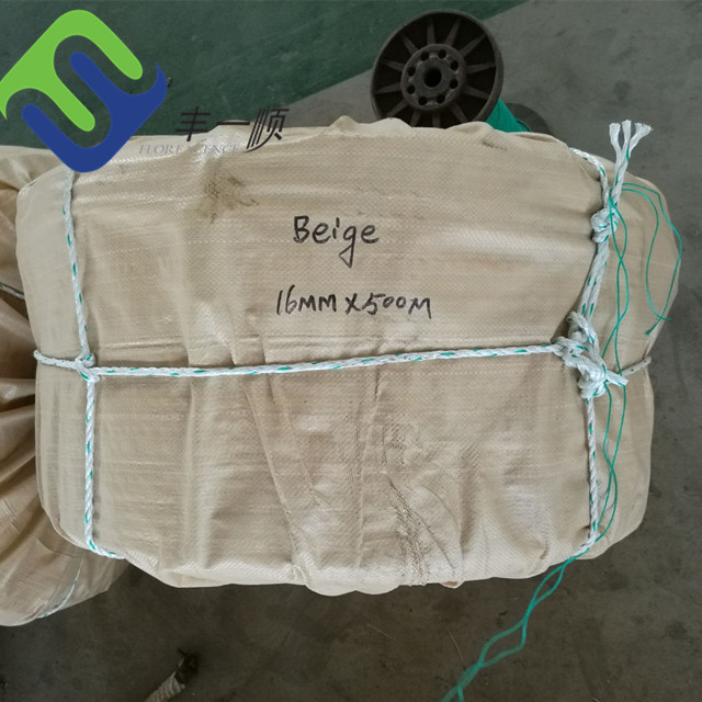 16 mm 6 ίνες PET ή PP εξωτερικό συνδυασμό σχοινί παιδικής χαράς για αναρριχητικό δίχτυ 15