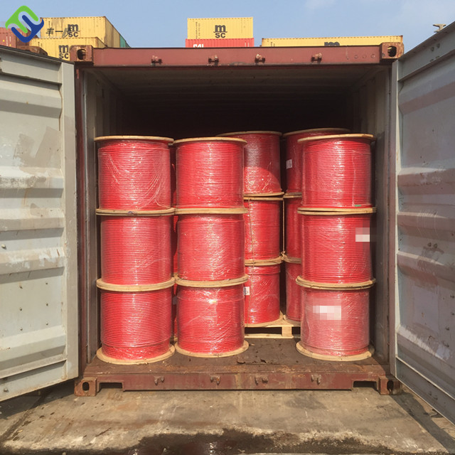 16 mm 6 ίνες PET ή PP εξωτερικό συνδυασμό σχοινί παιδικής χαράς για αναρριχητικό δίχτυ 17