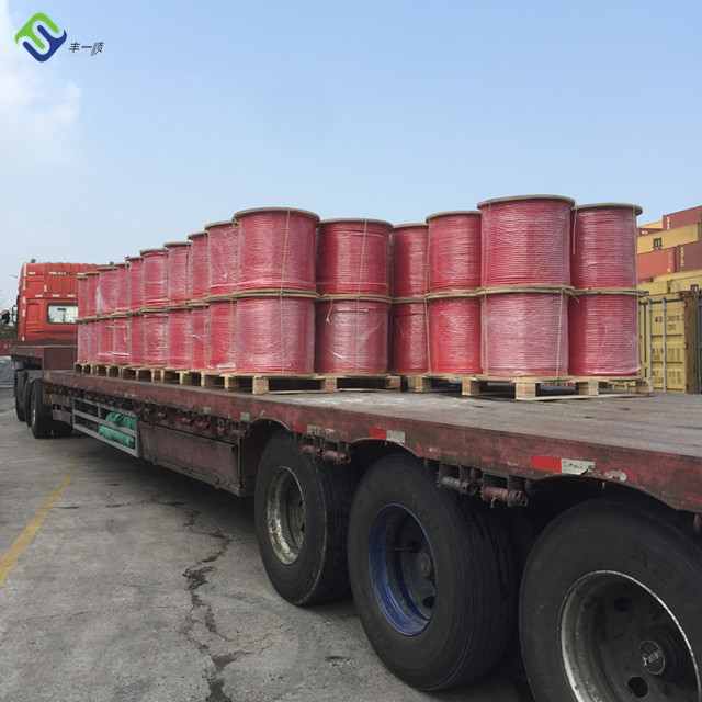 16 mm 6 ίνες PET ή PP εξωτερικό συνδυασμό σχοινί παιδικής χαράς για αναρριχητικό δίχτυ 18