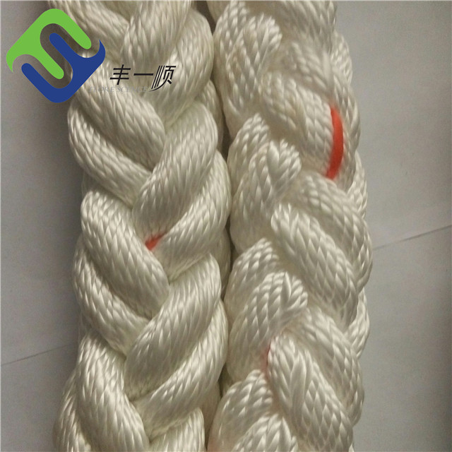 Λευκό πολυεστέρας Marine 8 Strand Mooring Rope Ανθεκτικό στην τριβή 5