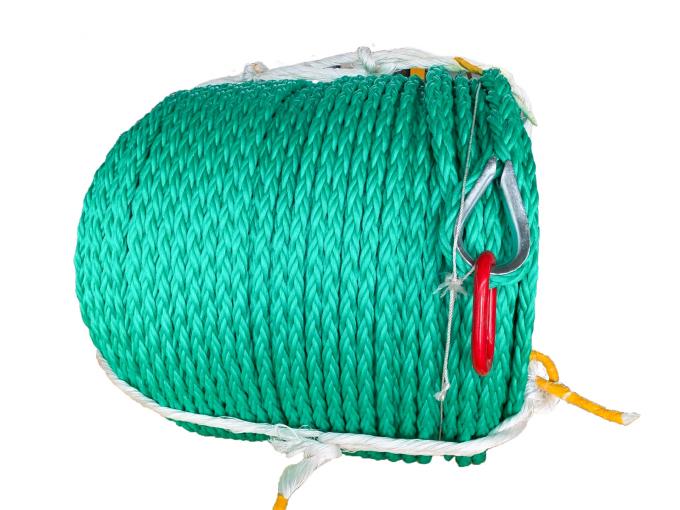 8 ράβδος πλεγμένο μήκους 1000m συνδυασμός σχοινίς PP με ατσάλινο σύρμα για βαθιά θάλασσα 3