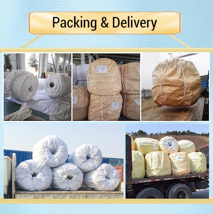 Υψηλής αντοχής 12 ράβδους πλεγμένο UHMWPE Σύνθετο σύρμα ινών σχοινί 48mm διάμετρος Για ναυτικό πλοίο ρυμούλκηση αγκυροβόλησης ατσάλινη τσάντα χίντζελ 7