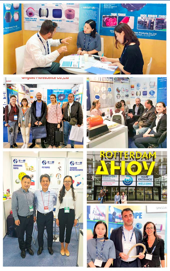 Υψηλής αντοχής διπλό πλεγμένο σακάκι από πολυεστέρα με σχοινί έλξης Uhmwpe Marine 8