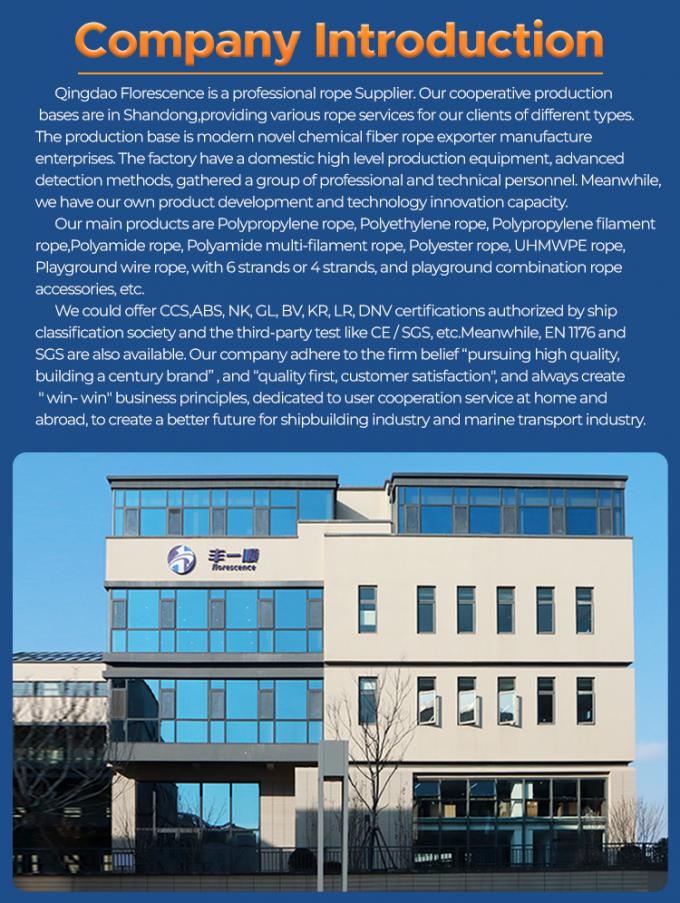 Υψηλής αντοχής διπλό πλεγμένο σακάκι από πολυεστέρα με σχοινί έλξης Uhmwpe Marine 7