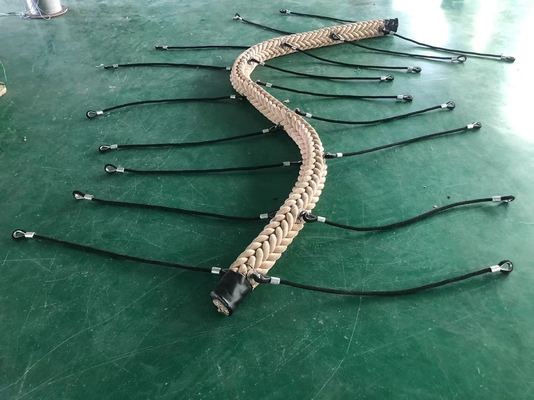 Αμμώδης πολυεστέρας 12 γέφυρα 150mmx4200mm χρώματος σχοινιών νημάτων