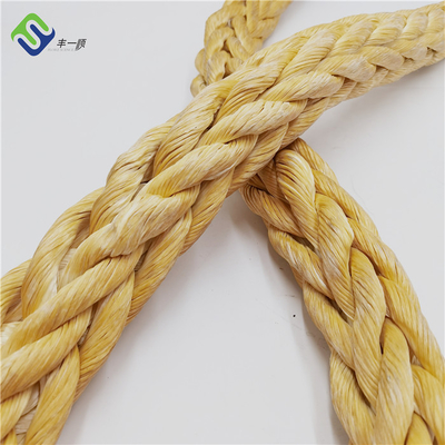 Βάρκα 12 συνθετικό UHMWPE νήματος UHMWPE σχοινί 18mm ρυμούλκησης σχοινιών για το ναυτικό