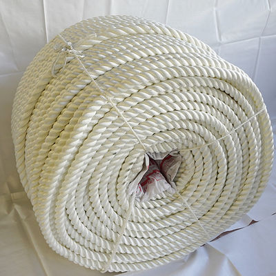 28mm 32mm Wholesale Nylon Twisted Marine Docking Anchoring Rope 3 Strand Twisted Sink in the Water