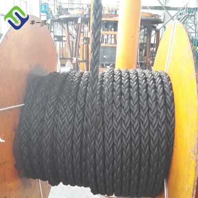 48mm/64mm 8 Strand Polyester Marine Ship Mooring Rope με 1.8 πλεγμένο βρόχο