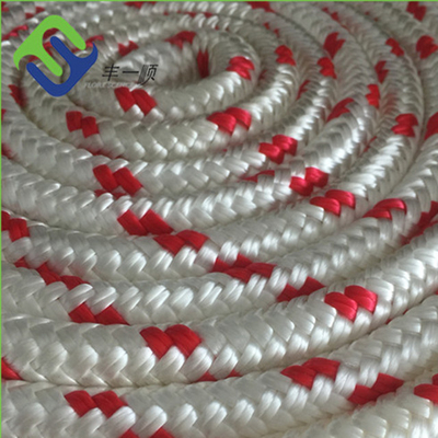 12mmx220m Διπλό πλεγμένο νάιλον Marine Anchor Rope / Docking Rope