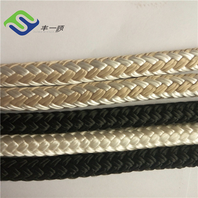 12mmx220m Διπλό πλεγμένο νάιλον Marine Anchor Rope / Docking Rope