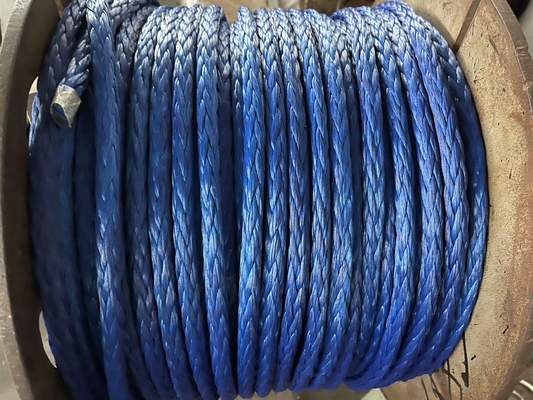 Υψηλής αντοχής πλεγμένο UHMWPE δένοντας σχοινί 36mm 12 νημάτων