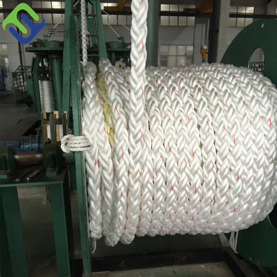 80mmx220m Nylon Polyamide πλεγμένο σκοινί με πλεγμένο βρόχο σε κάθε άκρο