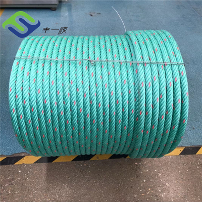 16mm Steel Wire Core Pp Polypropylene Combination Rope για την αλιευτική βιομηχανία