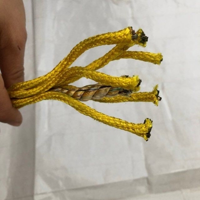 16 mm 6 ίνες PET ή PP εξωτερικό συνδυασμό σχοινί παιδικής χαράς για αναρριχητικό δίχτυ