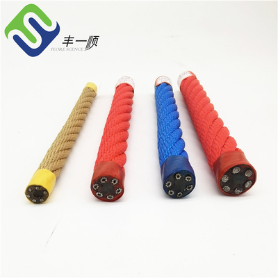 Ανθεκτικότητα στα UV 16mm Polyester συνδυασμό σχοινί με αξεσουάρ για το Δίκτυο