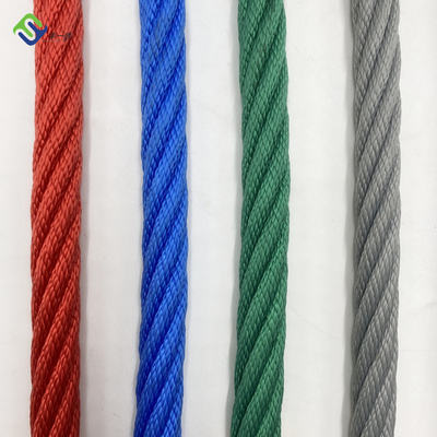 Προσαρμοσμένο χρώμα 16mm Polyester συνδυασμός Παιδικό σχοινί για αναρρίχηση
