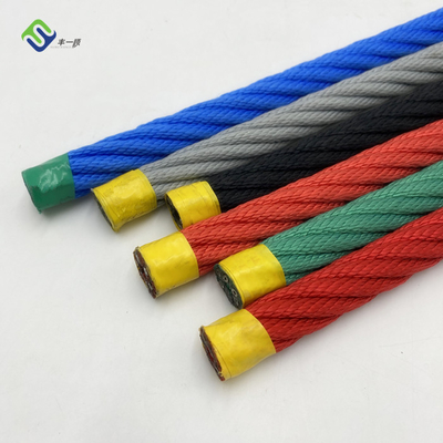 Προσαρμοσμένο χρώμα 16mm Polyester συνδυασμός Παιδικό σχοινί για αναρρίχηση
