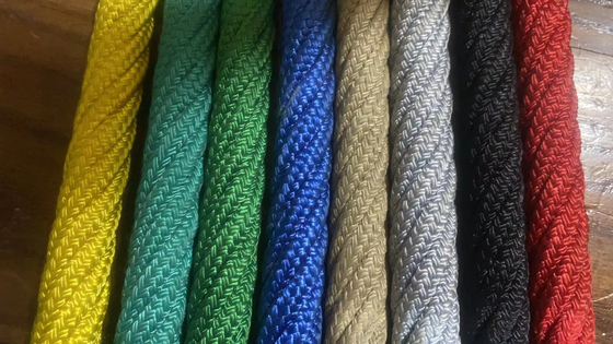16mm * 500m Polyester συνδυασμό σχοινί για την επιδόσεις αναρρίχησης παιδικής χαράς και αντοχή