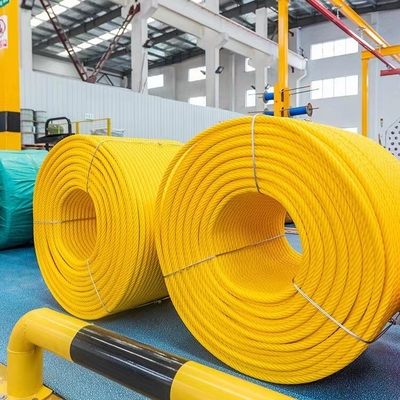 16mm * 500m Polyester συνδυασμό σχοινί για την επιδόσεις αναρρίχησης παιδικής χαράς και αντοχή