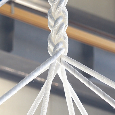 Φλωρενσένεια 48mm/64mm/72mm 8 Strand Polyester Marine Mooring Ropes Made In China