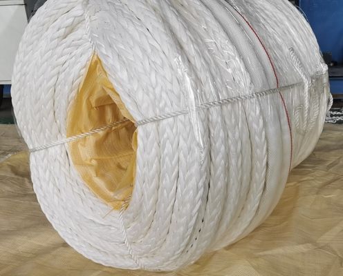 Σχοινί ρυμούλκησης UHMWPE 12 κλώνων 24mm-96mm Υψηλής αντοχής για ναυτικό βαρούλκο