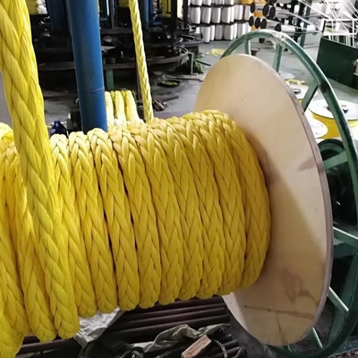 Υψηλής αντοχής 10mm 12mm 12 Strand Uhmwpe Fiber Winch Braid Line Ναυτικό ιστιοπλοϊκό ιμάντα Γιαχτ