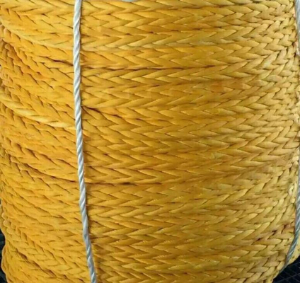 12 ράβδοι συνθετικό 20mm-120mm Uhmwpe θαλάσσιο σχοινί αγκυροβολίας με πολλαπλά χρώματα