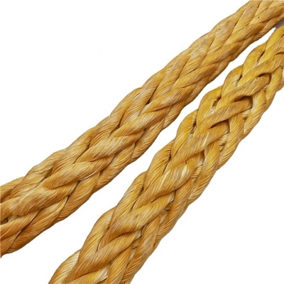 12 ράβδοι συνθετικό 20mm-120mm Uhmwpe θαλάσσιο σχοινί αγκυροβολίας με πολλαπλά χρώματα