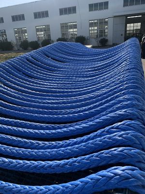 Heavy Duty 16mm UHMWPE 12 Strand Rope for Mooring and Towing with Custom Color Options