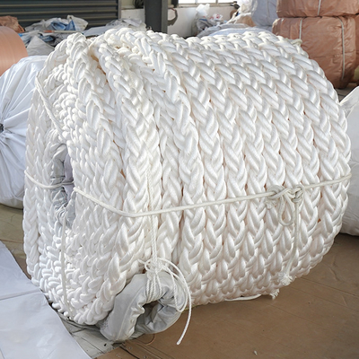 Υψηλής αντοχής 48mm-96mm 8 Strand Polypropylene Pp Danline Mooring Ship Towing Rope Τιμές