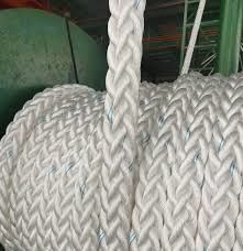 8-πλέγμα Nylon Marine Mooring Rope 48mm-96mm 220m Υψηλή αντοχή