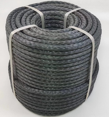 Επικίνδυνα 44mm 96mm 100% 12 Strand Uhmwpe Συνθετικές ίνες Marine ρυμουλκούμενο σχοινί