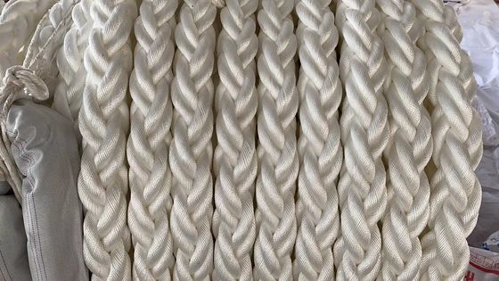 Δύο πλεξούδες λευκά 8 ίνες Νάιλον Ναυτικές ίνες Δαχτυλόδεσμο Πολυήματα Νηοπλοϊκό Δαχτυλόδεσμο