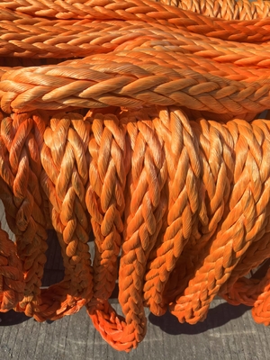 12 ράβδος UHMWPE θαλάσσιο σχοινί υψηλής αντοχής πλωτό