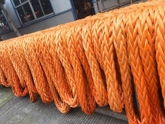 16 mm 12 ράβδος UHMWPE θαλάσσιο σχοινί αγκυροβολίας 220m βαρύ φορτίο