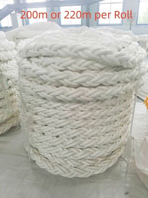 High Strength Double Braided Nylon Mooring Rope 3/8-2 Inch Diameter