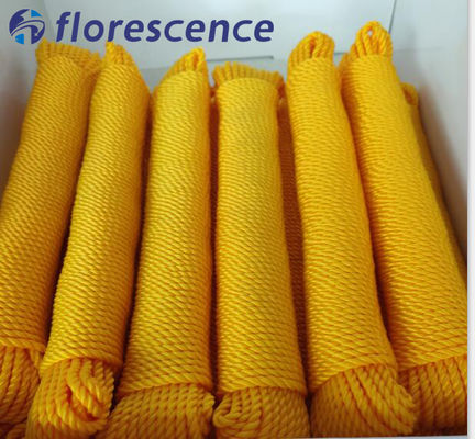 Αλιευτικό σχοινί από πολυαιθυλένιο 3 ινών 2 mm-30 mm για τη θαλάσσια γεωργία