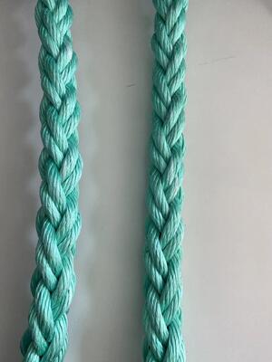 22mm-32mm High MBL UV Resistant Floating 8 Strand PP Rope για θαλάσσια και υδατοκαλλιέργεια