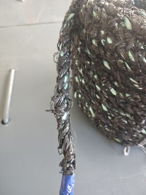 Σχοινιά καλλιέργειας οστρακοειδών από πολυπροπυλένιο 3 κλώνων 16mmx220m Μαύρο χρώμα Με αντοχή στην UV ακτινοβολία Κατασκευασμένο στην Florescence