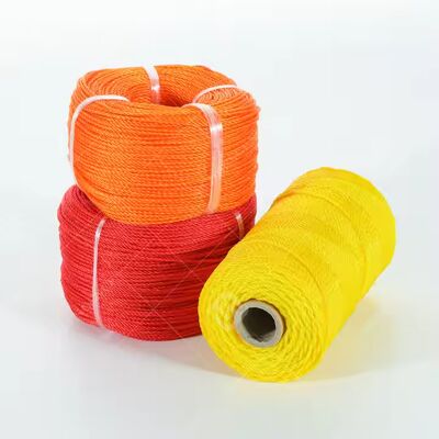 3 ράβδοι σχοινίς PE με σχεδιασμό μαντήλας σε χρώματα υψηλής ορατότητας για ανθεκτική στις καιρικές συνθήκες συσκευασία