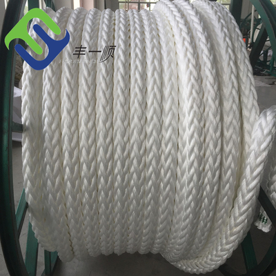 Νάυλον γραμμή 48mmx220m Hawser 8 πρόσδεσης πρόσδεσης πλεγμένο νήμα σχοινί γιοτ
