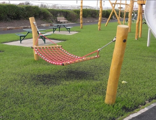 Προσαρμοσμένο σχοινί 150CM*80CM συνδυασμού παιδικών χαρών ταλάντευσης αιωρών των παιδιών