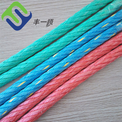 Monofilament PP πυρήνας 6 νήμα 16mm χαλύβδινων συρμάτων σχοινιών καλωδίων συνδυασμού σχοινί παιδικών χαρών