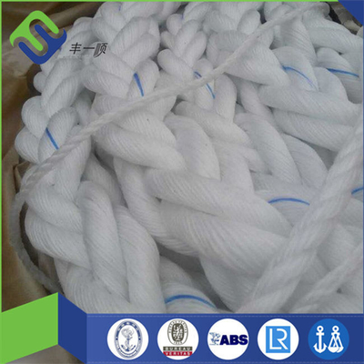 60mm 8 Hawser σχοινιών πλεξουδών νημάτων θαλάσσιες γραμμές πρόσδεσης γιοτ για το σκάφος
