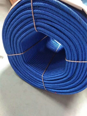 Σχοινί UV ανθεκτικό 16mm 6*7 συνδυασμού πολυεστέρα πυρήνων ινών χαλύβδινων συρμάτων για την παιδική χαρά