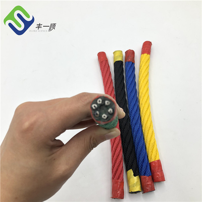 6 ράβδοι Polypropylene PP συνδυασμό σχοινί 16mm για την αναρρίχηση των δικτύων