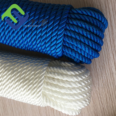Υψηλής τεντώσεως 3 ράβδους Τραβηγμένο 4mm-60mm Nylon Ship Mooring Rope Πολυαμίδιο Πλοίο ιστιοπλοΐας